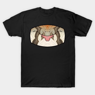 Pink Tongue Skink Mask T-Shirt